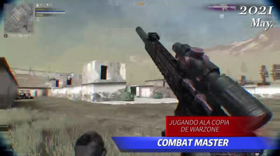 jugando ala copia de warzone(COMBAT MASTER)