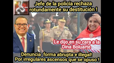 General denuncia ilegalidad #lima #ayacucho #puno #cuzco #pedrocastillo #dinaboluarte #unmsm #peru